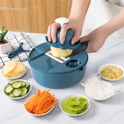 Vegetable Chopper Carrot Potato Manual Shredder - kitchenc-lam