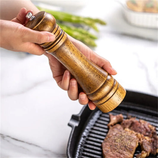 Wooden Cooking Salt Pepper Grinder - kitchenc-lam